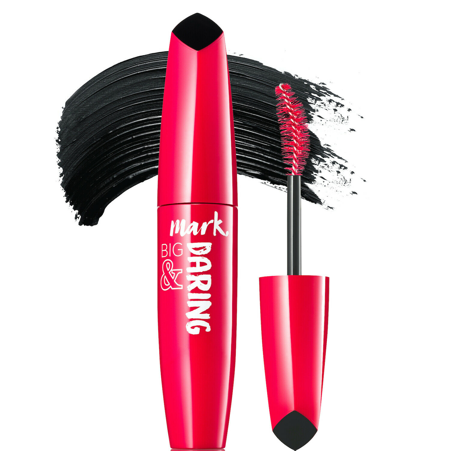 Eye Liner Feutre Avon Mark Big Graphic – 1 Embout, 2 Tracés (fin Et Large) – Noir Mat, Longue Tenue, Neuf Sous Blister